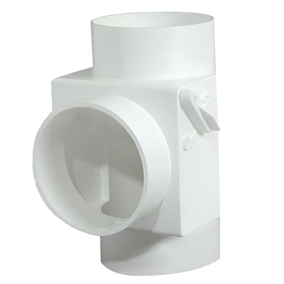 4" White Dryer Vent Heat Saver