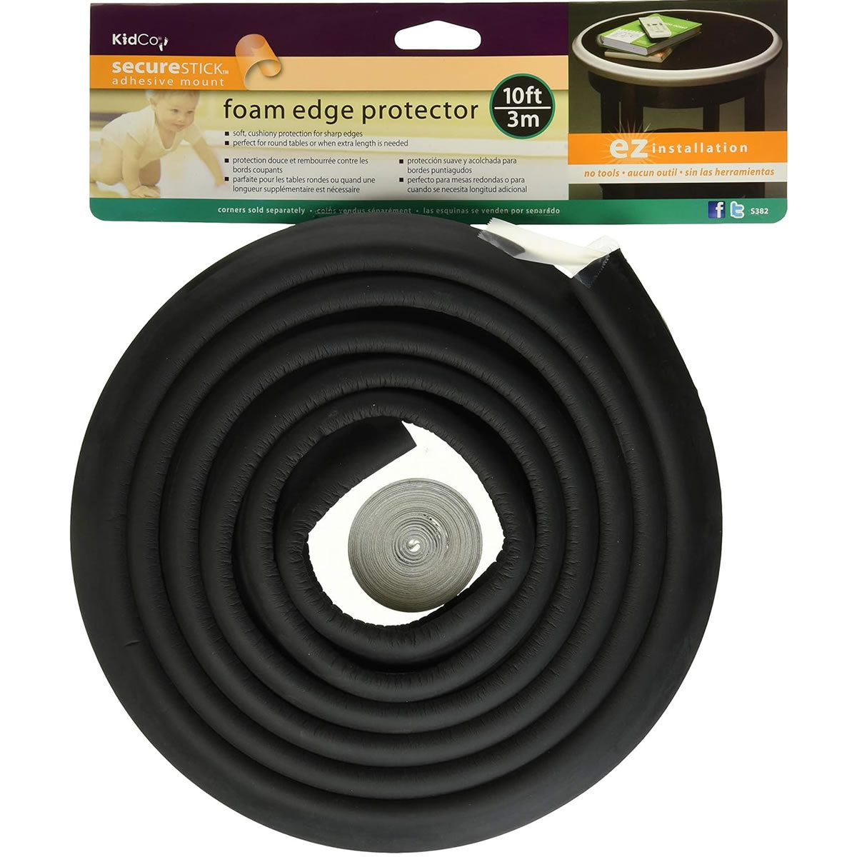 KidCo Foam Edge Protectors (Black)