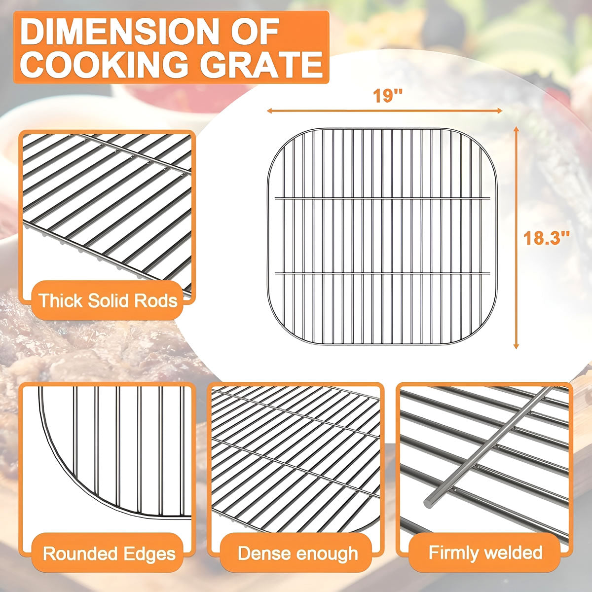 Americana Cooking Grid for 3000-4000 Series Grills by Woodeze