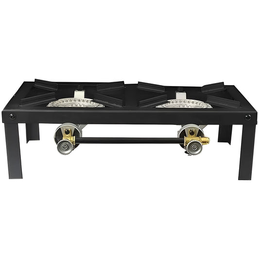 30,000 BTU Double Burner Angle Iron Stove - F235830