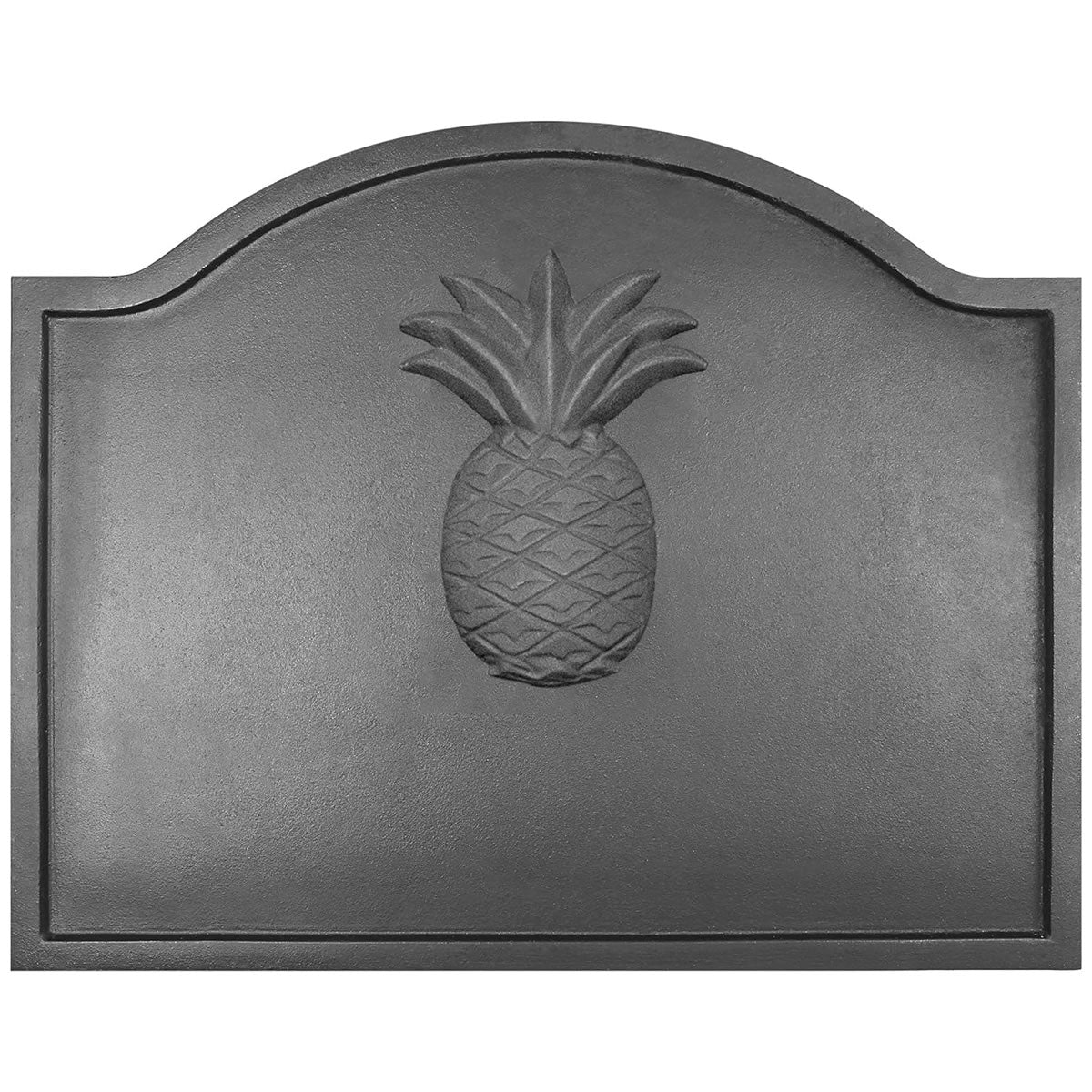 Pineapple Cast Iron Fireback - 19.5" W x 15.5" H