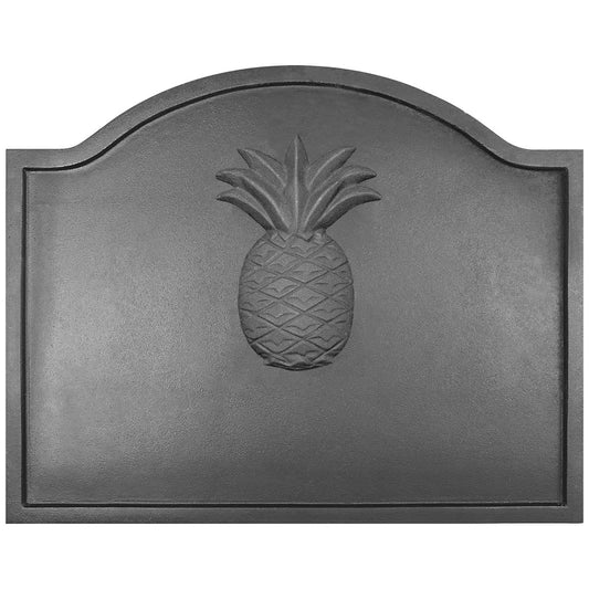 Pineapple Cast Iron Fireback - 19.5" W x 15.5" H