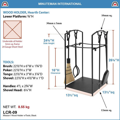 Wrought Iron Wood Holder