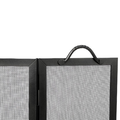 Large Flat Twisted Rope Folding Screen-G