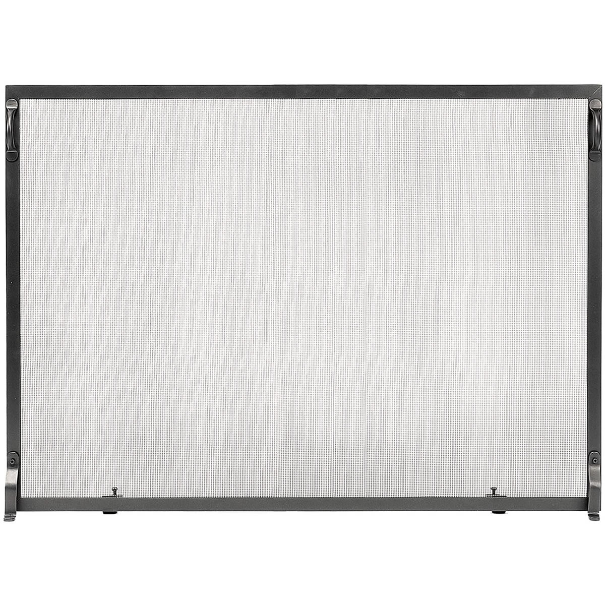 Colonial Flat Fireplace Screen-Graphite
