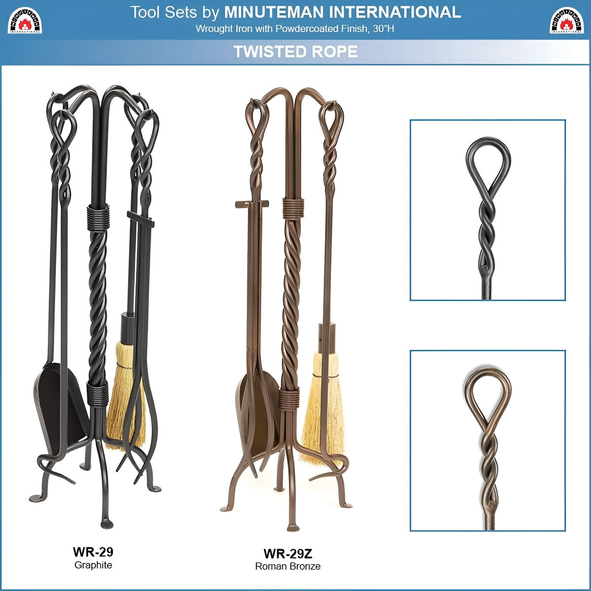 Twisted Rope Tool Set-Graphite