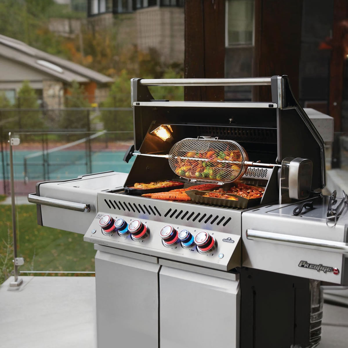 Napoleon Prestige PRO™ 500 Gas Grill with IR Rear and Side Burners - PRO500RSIBNSS-3/PRO500RSIBPSS-3