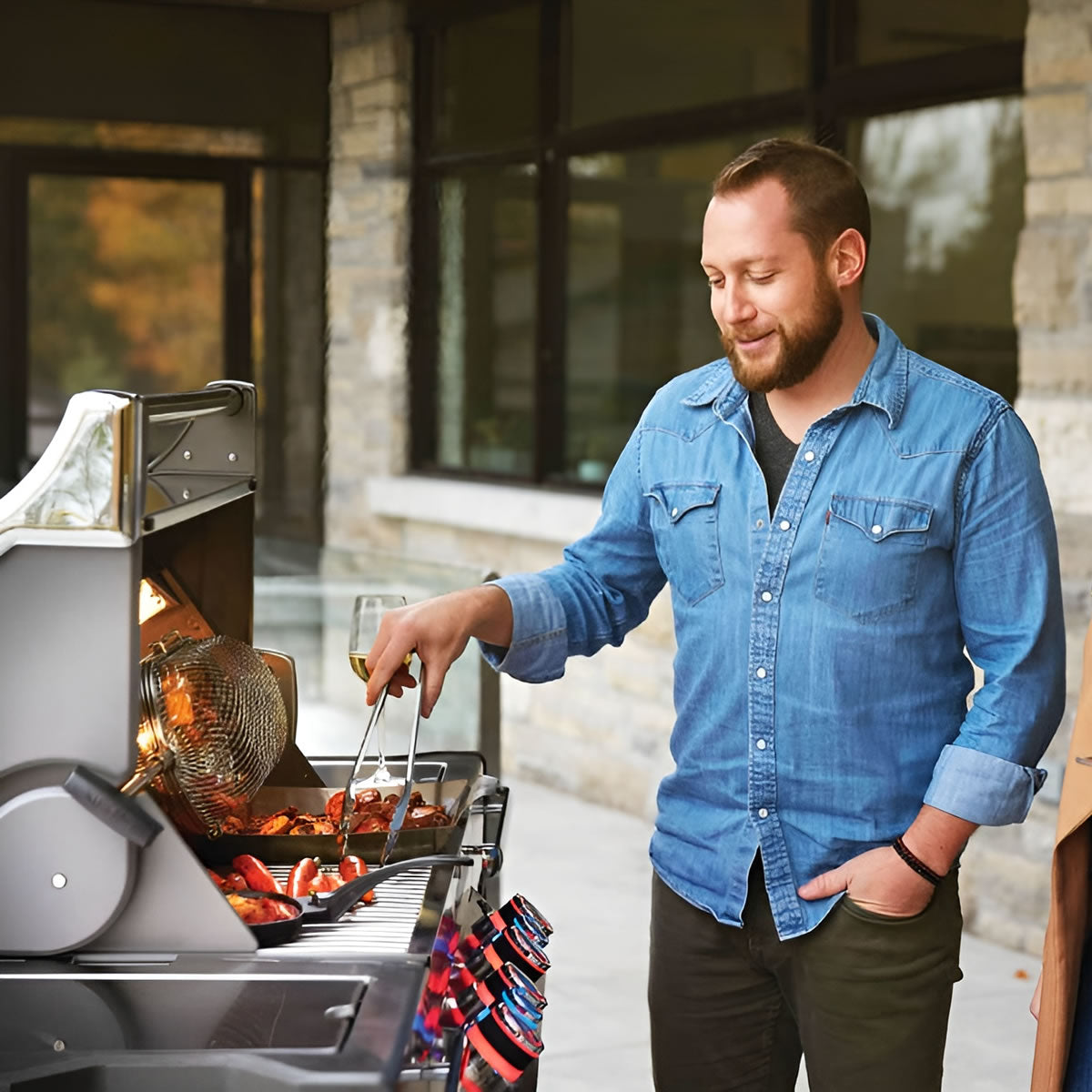 Napoleon Prestige PRO™ 500 Gas Grill with IR Rear and Side Burners - PRO500RSIBNSS-3/PRO500RSIBPSS-3