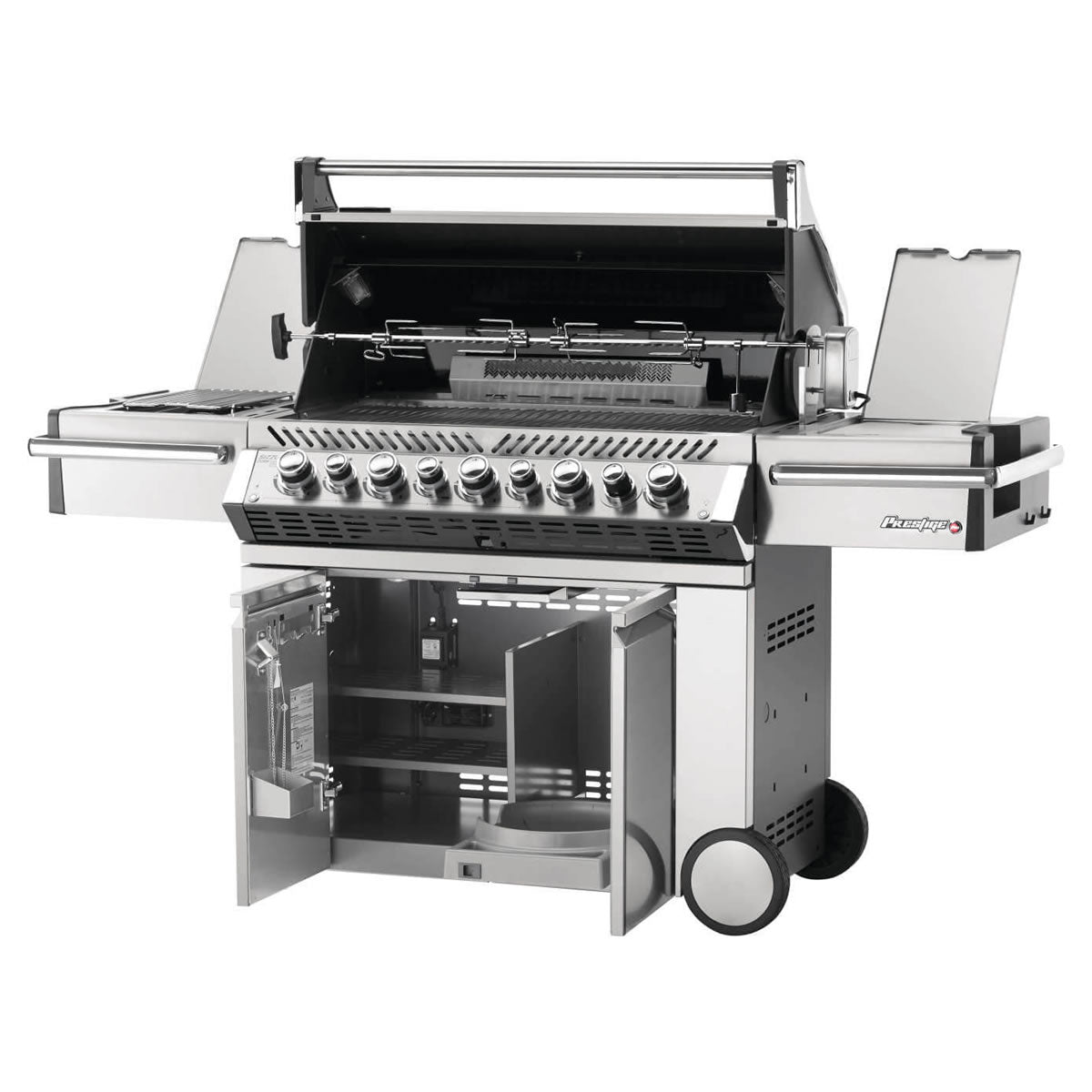 Napoleon Prestige PRO™ 665 Gas Grill with IR Rear and Side Burners - PRO665RSIBNSS-3/PRO665RSIBPSS-3