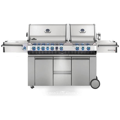 Napoleon Prestige PRO™ 825 Gas Grill with IR Rear & Bottom Burners, and Power Side Burner - PRO825RSBINSS-3/PRO825RSBIPSS-3