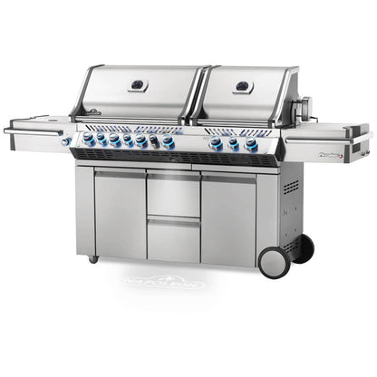 Napoleon Prestige PRO™ 825 Gas Grill with IR Rear & Bottom Burners, and Power Side Burner - PRO825RSBINSS-3/PRO825RSBIPSS-3