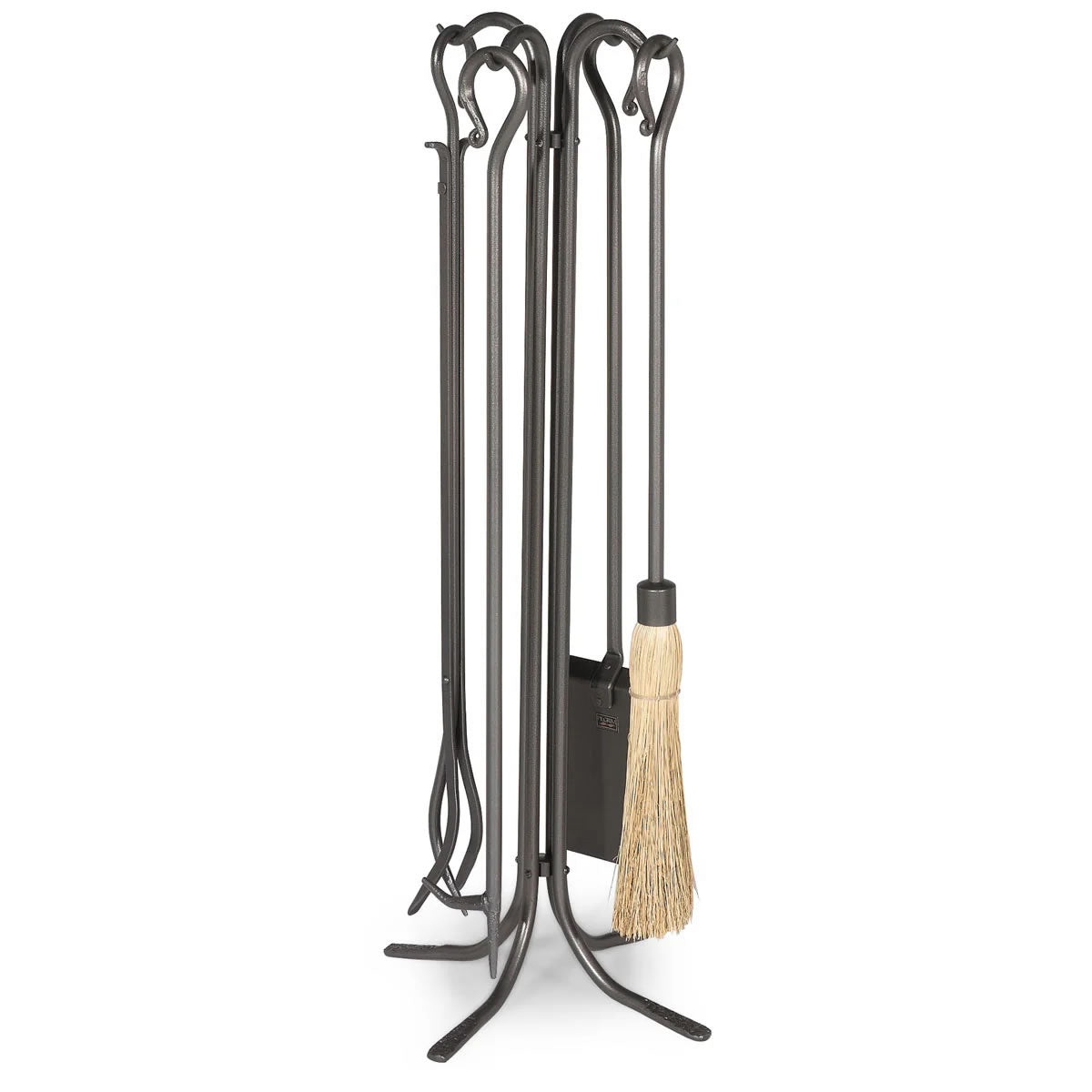 Pilgrim 5 Piece Large Hearth Fireplace Tool Set - Vintage Iron