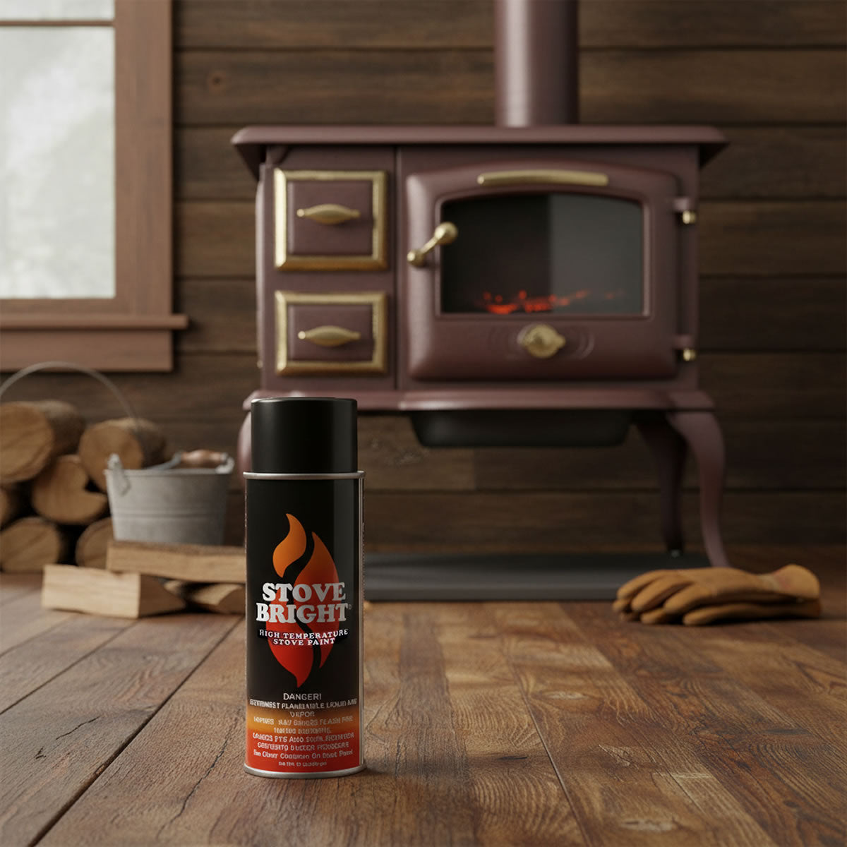 Stove Bright High Temp Paint - Metallic Mahogany - 8101