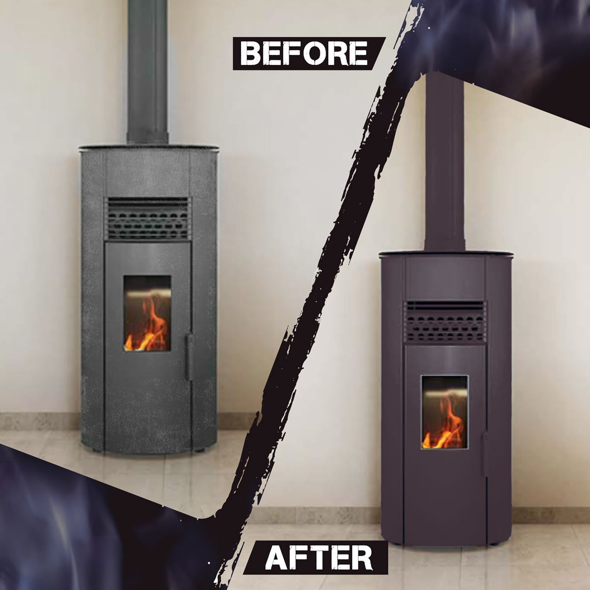 Stove Bright High Temp Paint - Metallic Mahogany - 8101