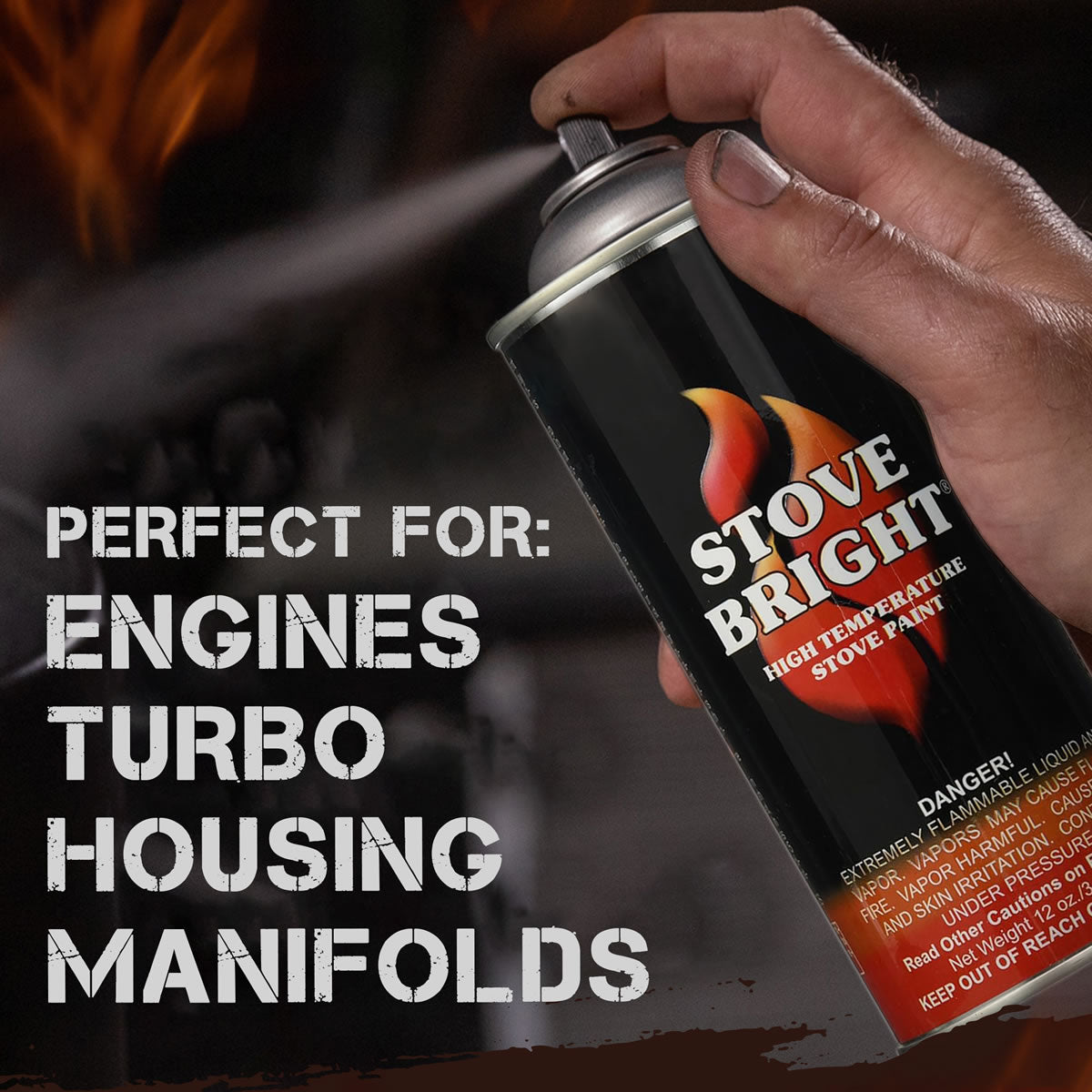 Stove Bright High Temp Paint - Russett - 8102