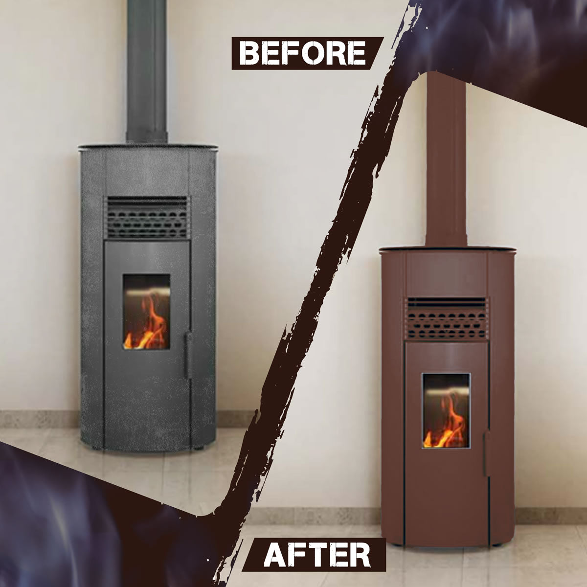 Stove Bright High Temp Paint - Russett - 8102