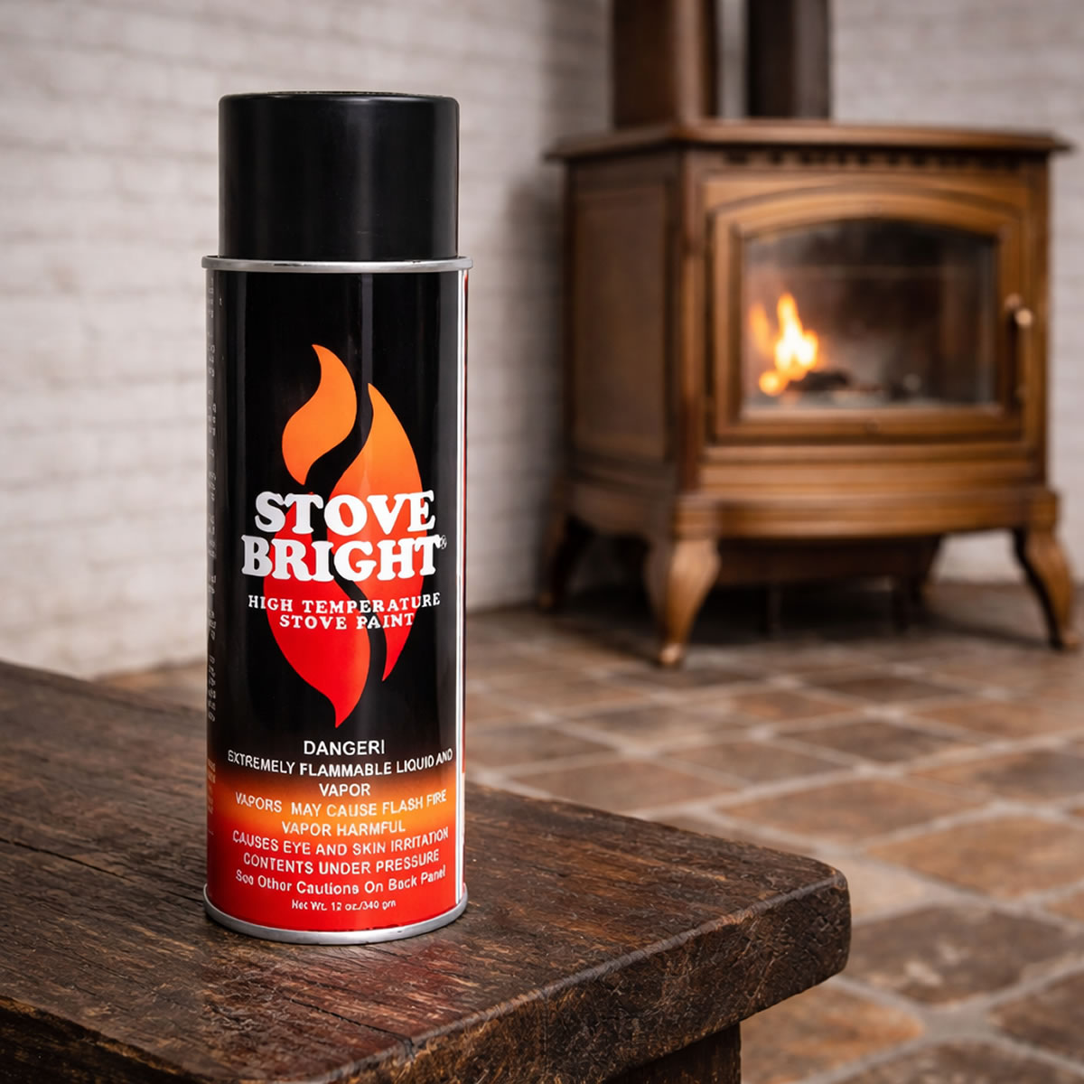 Stove Bright High Temp Paint - Goldenfire Brown - 8103
