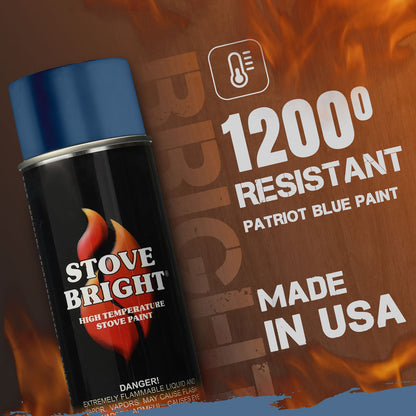 Stove Bright High Temp Paint - Patriot Blue - 8106