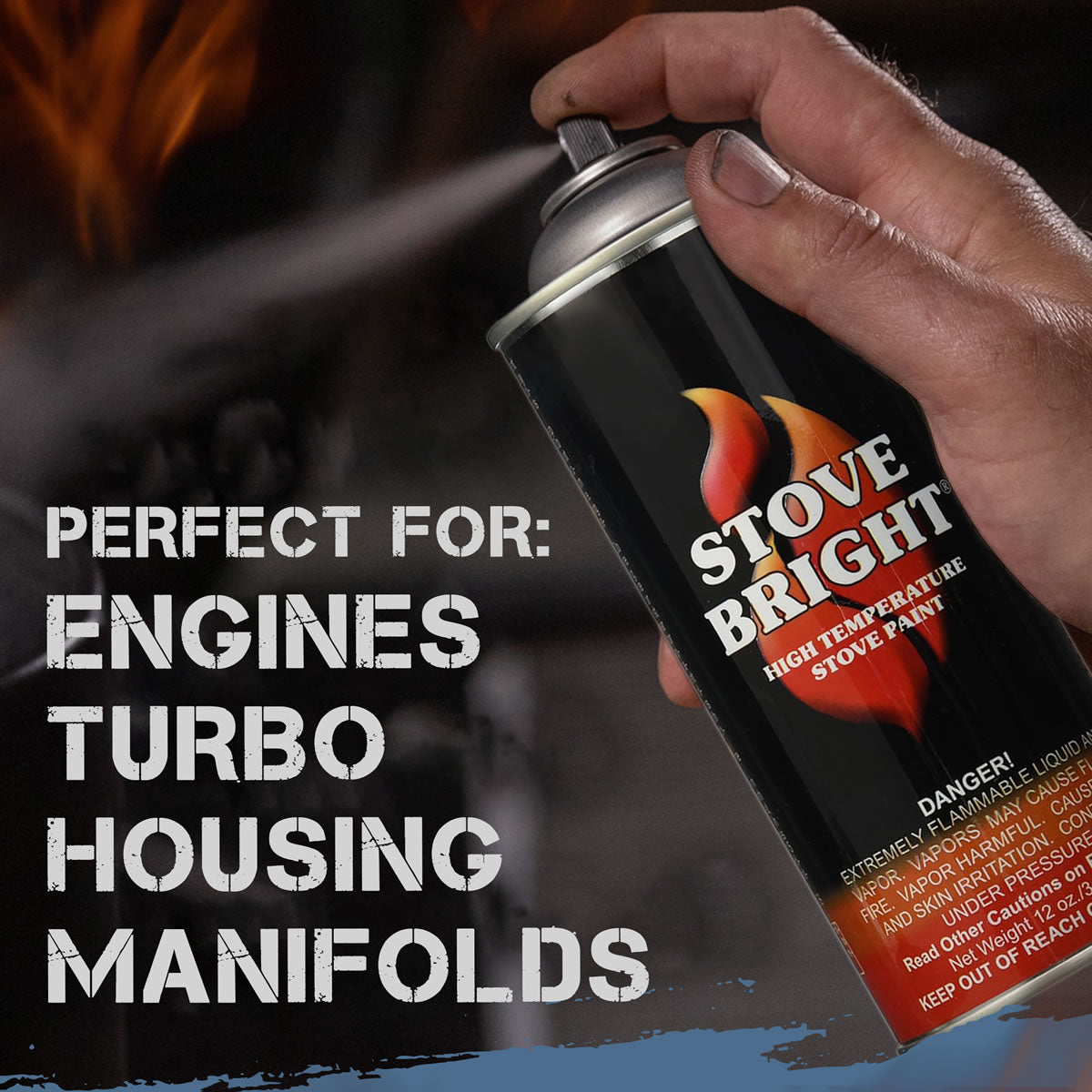 Stove Bright High Temp Paint - Patriot Blue - 8106