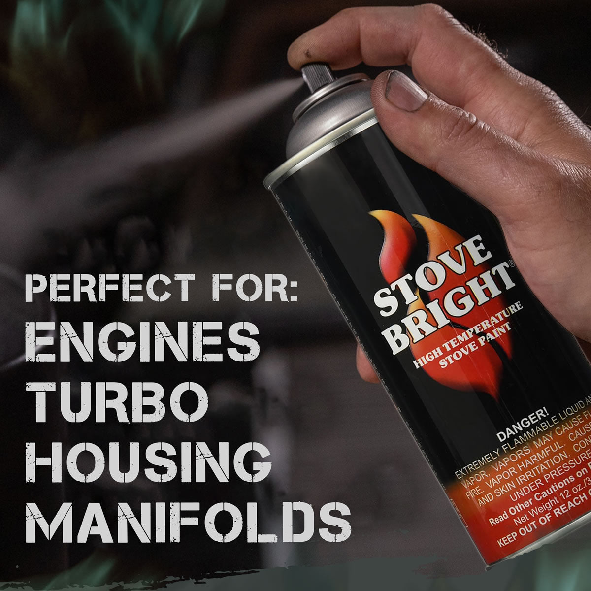 Stove Bright High Temp Paint - Charcoal -  8108