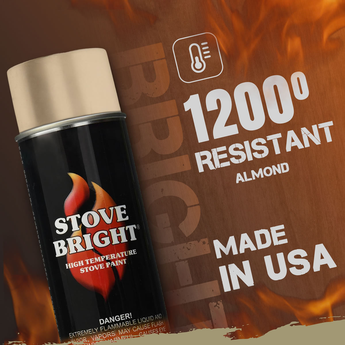 Stove Bright High Temp Paint - Almond - 8117