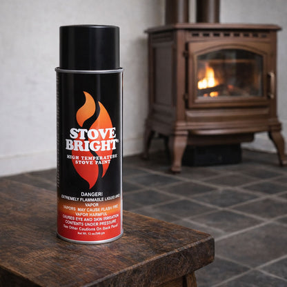 Stove Bright High Temp Paint - Metallic Gray - 8118