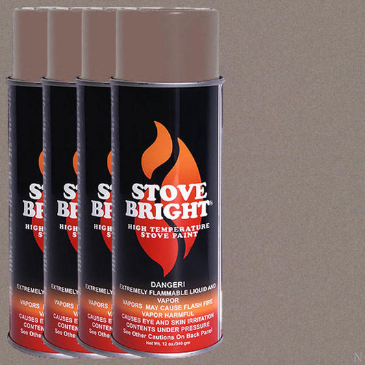 Stove Bright High Temp Paint - Mauve - 8120 - Kit of 4