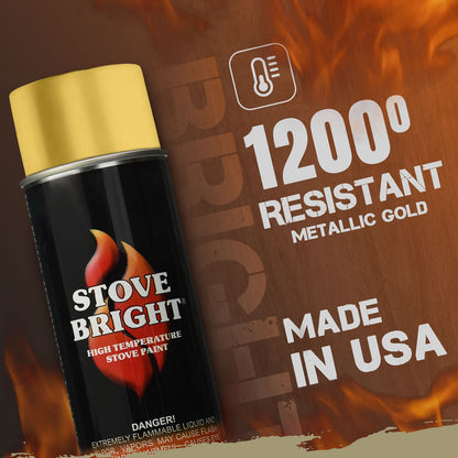 Stove Bright High Temp Paint - Gold - 8123