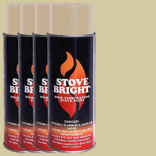Stove Bright High Temp Paint - Sand - 8125 - Kit of 4