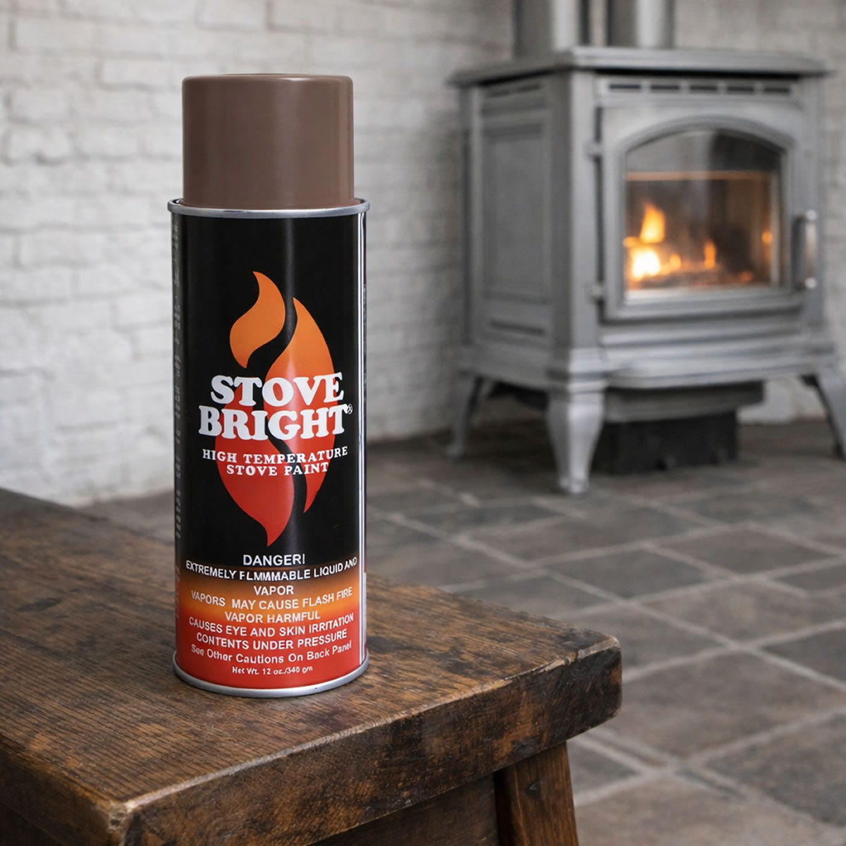 Stove Bright High Temp Paint - Silver - 8131
