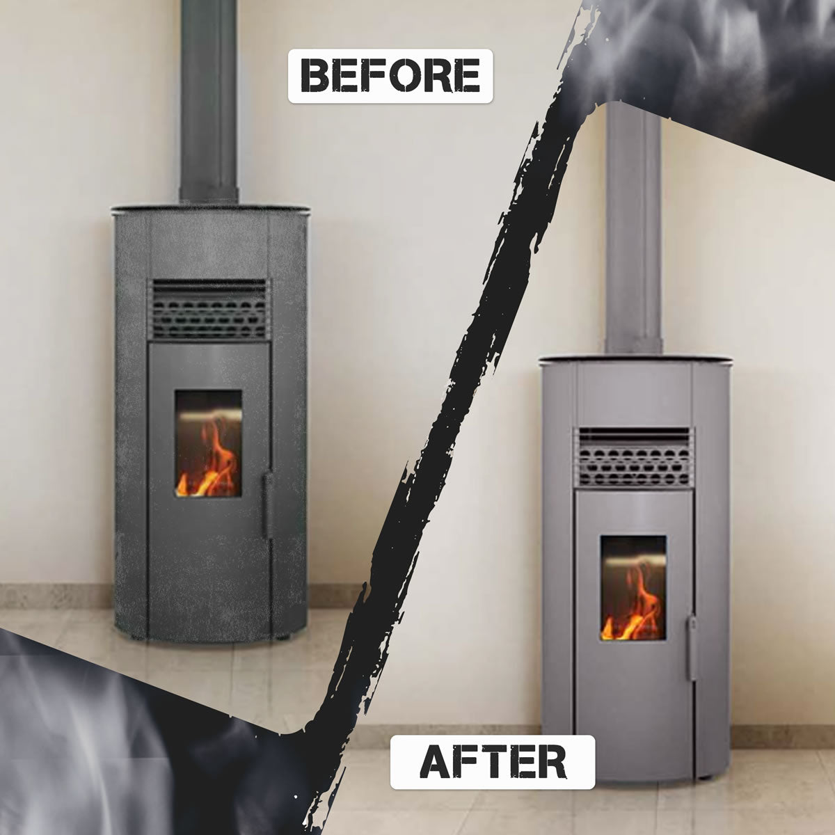 Stove Bright High Temp Paint - Silver - 8131