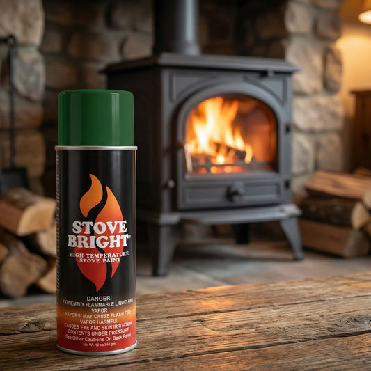 Stove Bright High Temp Paint - Forest Green - 8134