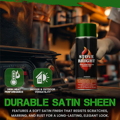 Stove Bright High Temp Paint - Forest Green - 8134