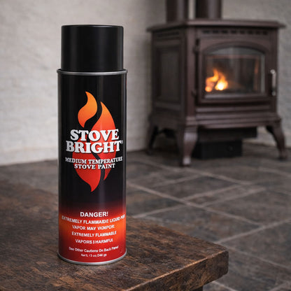 Stove Bright Medium Temp Paint - Clear