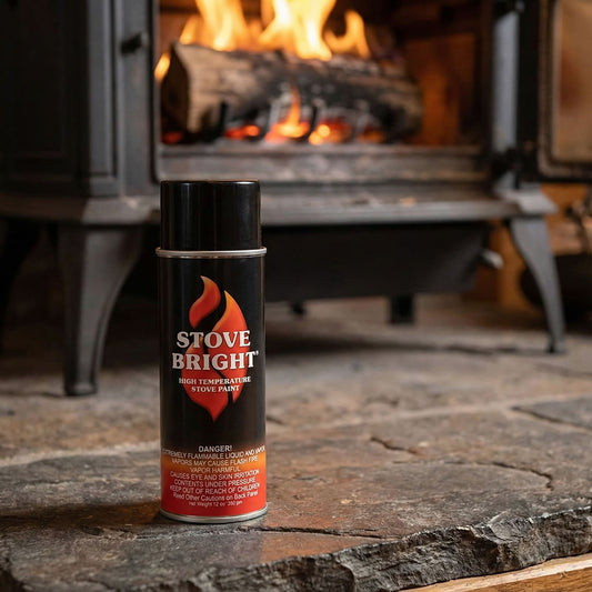 Stove Bright High Temperature Paint - Stove Pipe Black