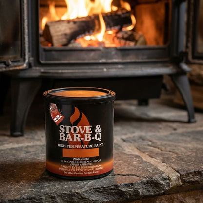 Stove & Bar-B-Q High Temperature Paint - Metallic Brown - 16 oz