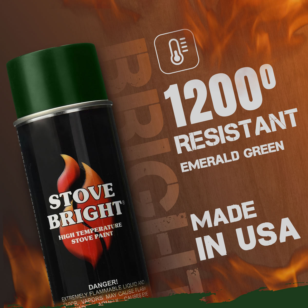 Stove Bright High Temp Paint - Emerald Green - 8150