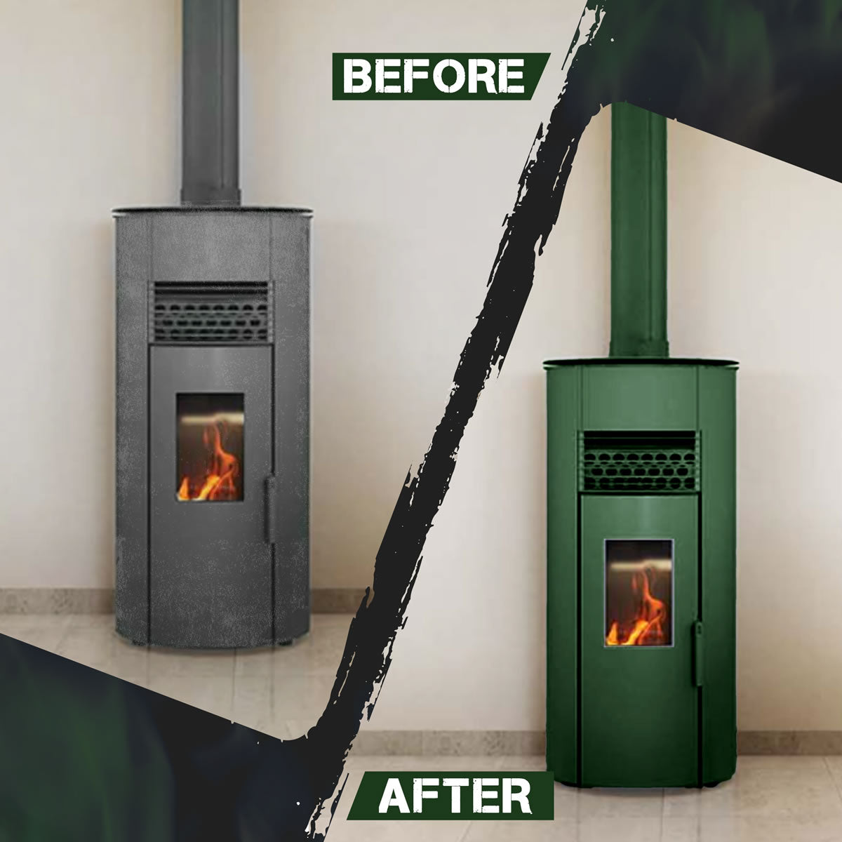 Stove Bright High Temp Paint - Emerald Green - 8150