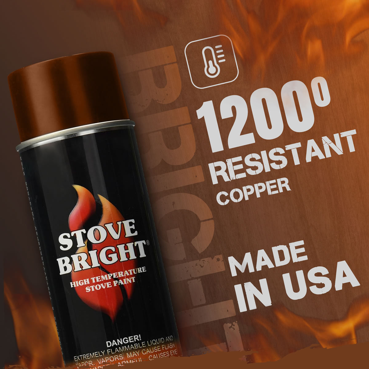 Stove Bright High Temp Paint - Copper - 8152
