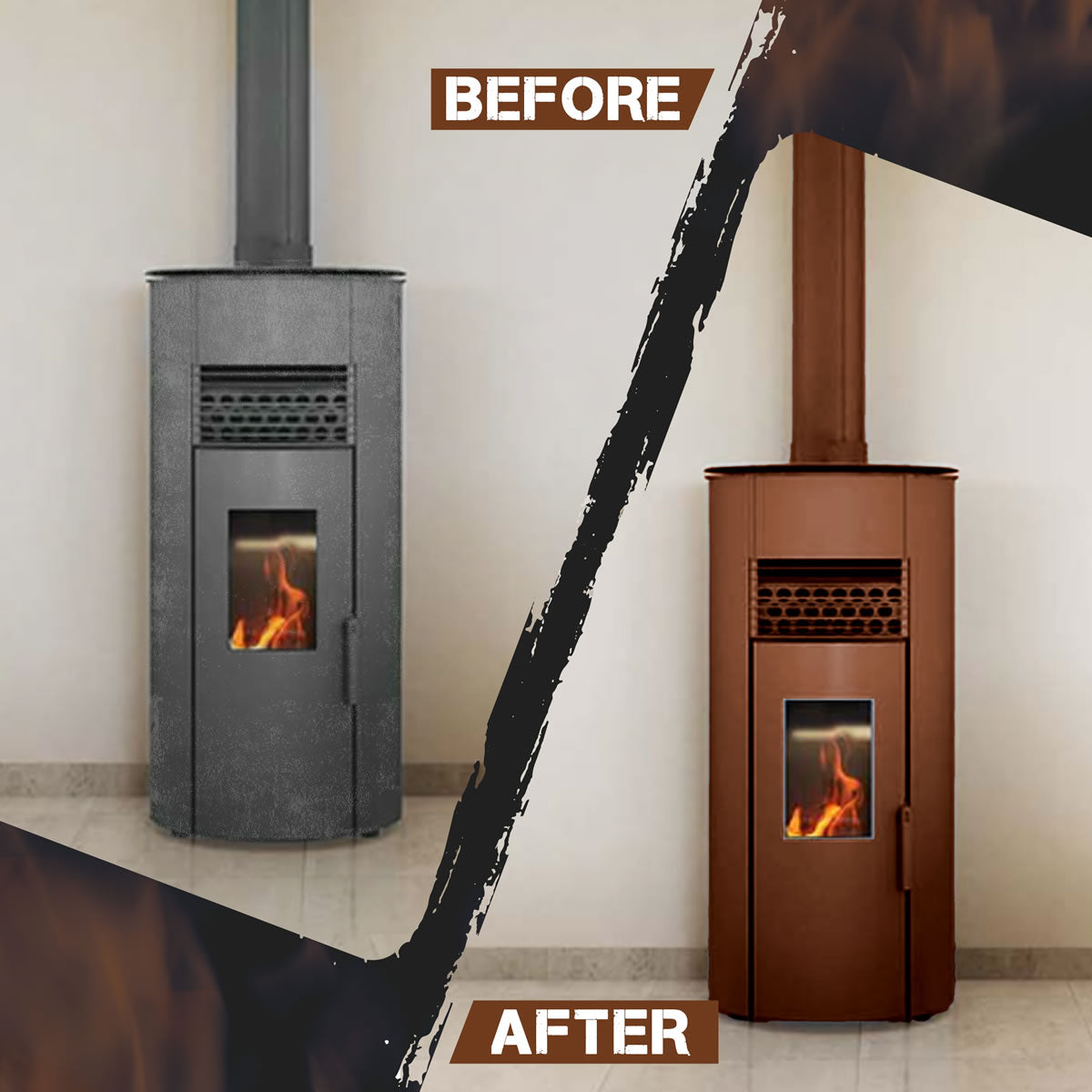 Stove Bright High Temp Paint - Copper - 8152