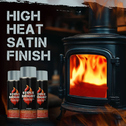 Stove Bright High Temp Paint - Pewter - 8154