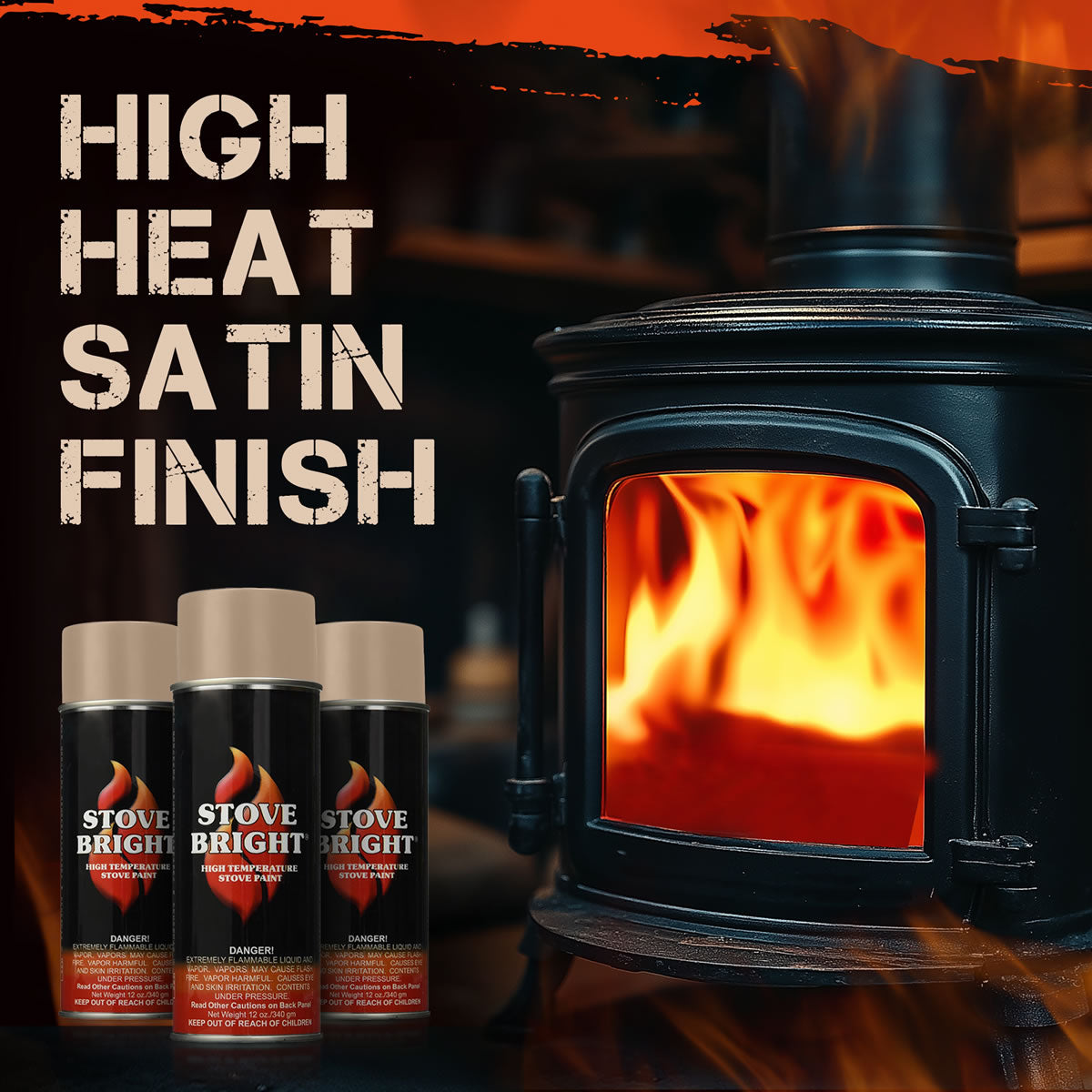 Stove Bright High Temp Paint - Sunset - 8156