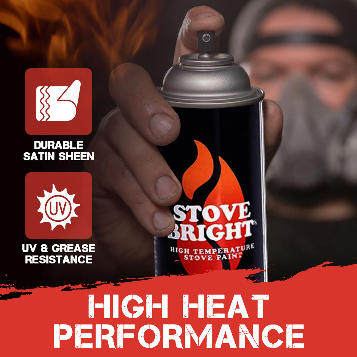 Stove Bright High Temp Paint - Shimmering Rose - 8162