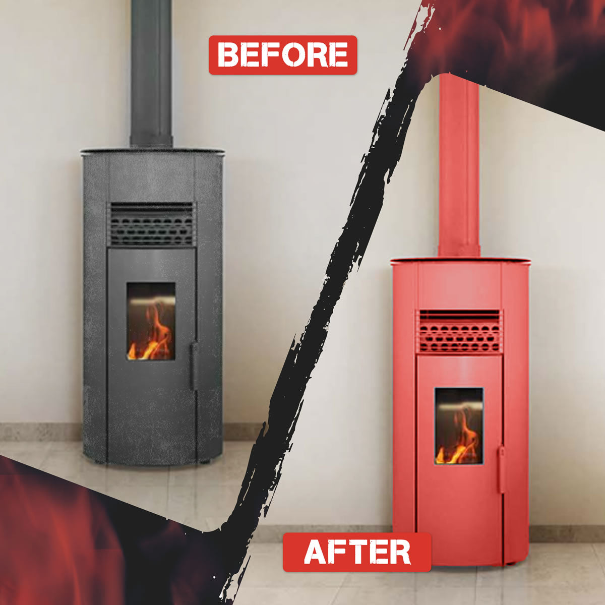 Stove Bright High Temp Paint - Shimmering Rose - 8162