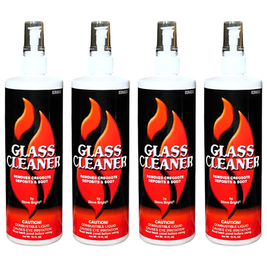 16-oz. Spray Bottle of Pellet Stove Glass Cleaner - 03M003B16 - Kit of 4