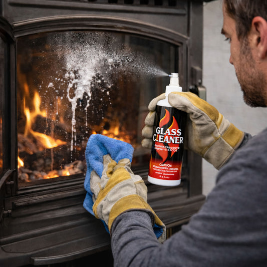 16-oz. Spray Bottle of Pellet Stove Glass Cleaner - 03M003B16