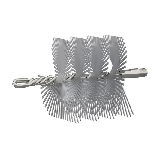 7" x 11" Rectangle Heavy-Duty (Flat Wire) Chimney Brush 3/8" NPT - 33647
