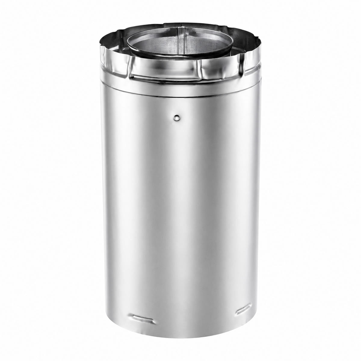 4" x 6 5/8" DirectVent Pro 36" Galvanized Chimney Pipe - 46DVA-36