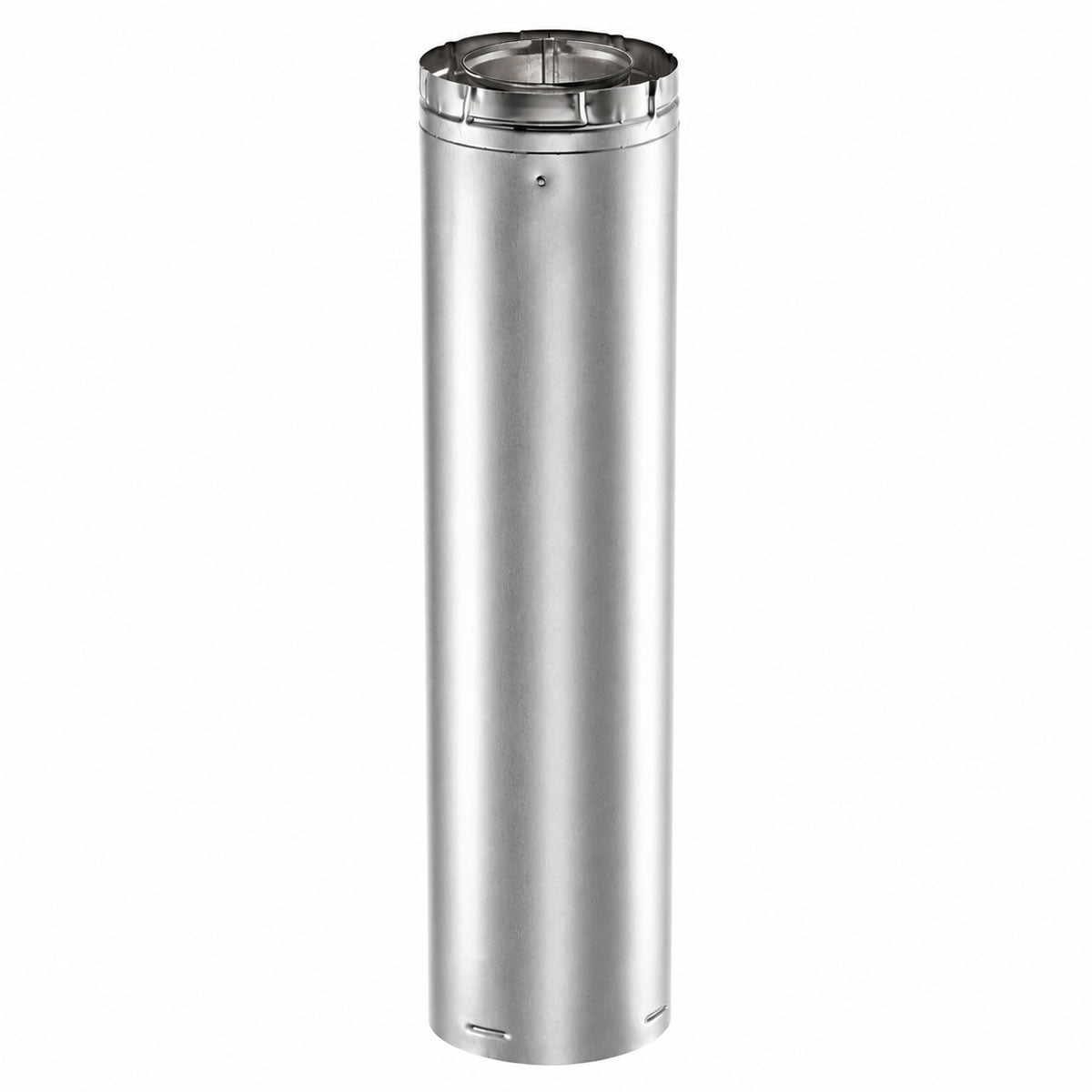 4" x 6 5/8" DirectVent Pro 48" Galvanized Chimney Pipe - 46DVA-48