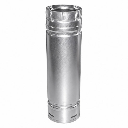 4" x 48" PelletVent Pro Galvalume Pellet Stove Chimney Pipe - 4PVP-48